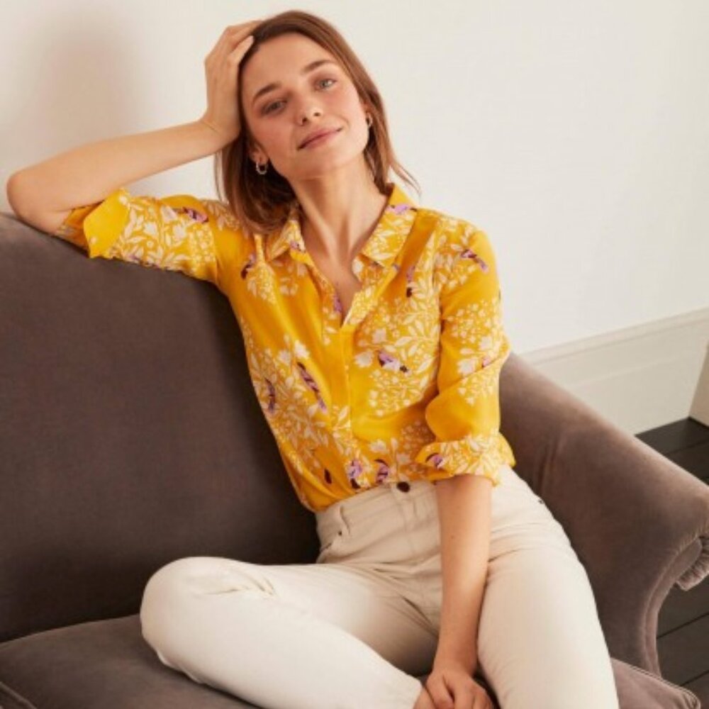 Boden Silk Shirt